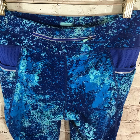 Athleta Splatter Be Free Knicker Capri Leggings - Picture 5 of 7